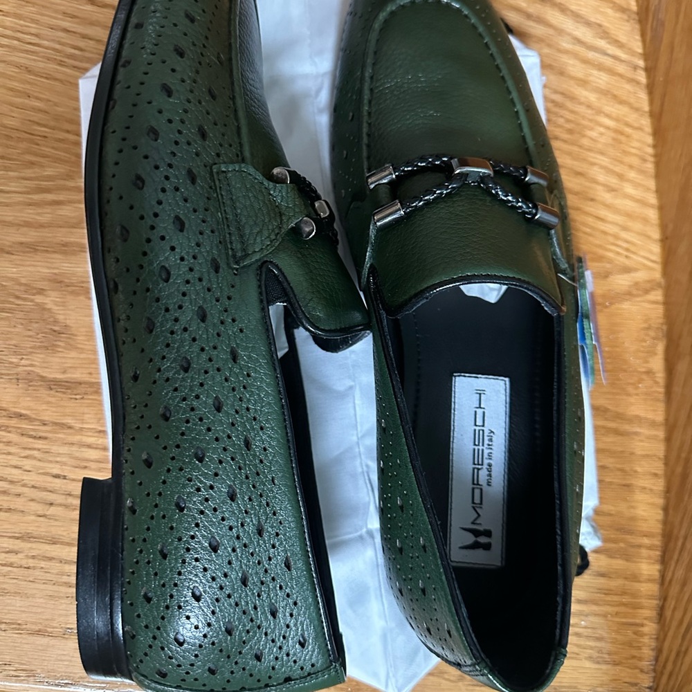 Moreschi Deer Skin Men’s Leather Loafers